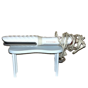 Rosebud White Hair Styling flatiron straightener